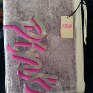 Pink makeup bag